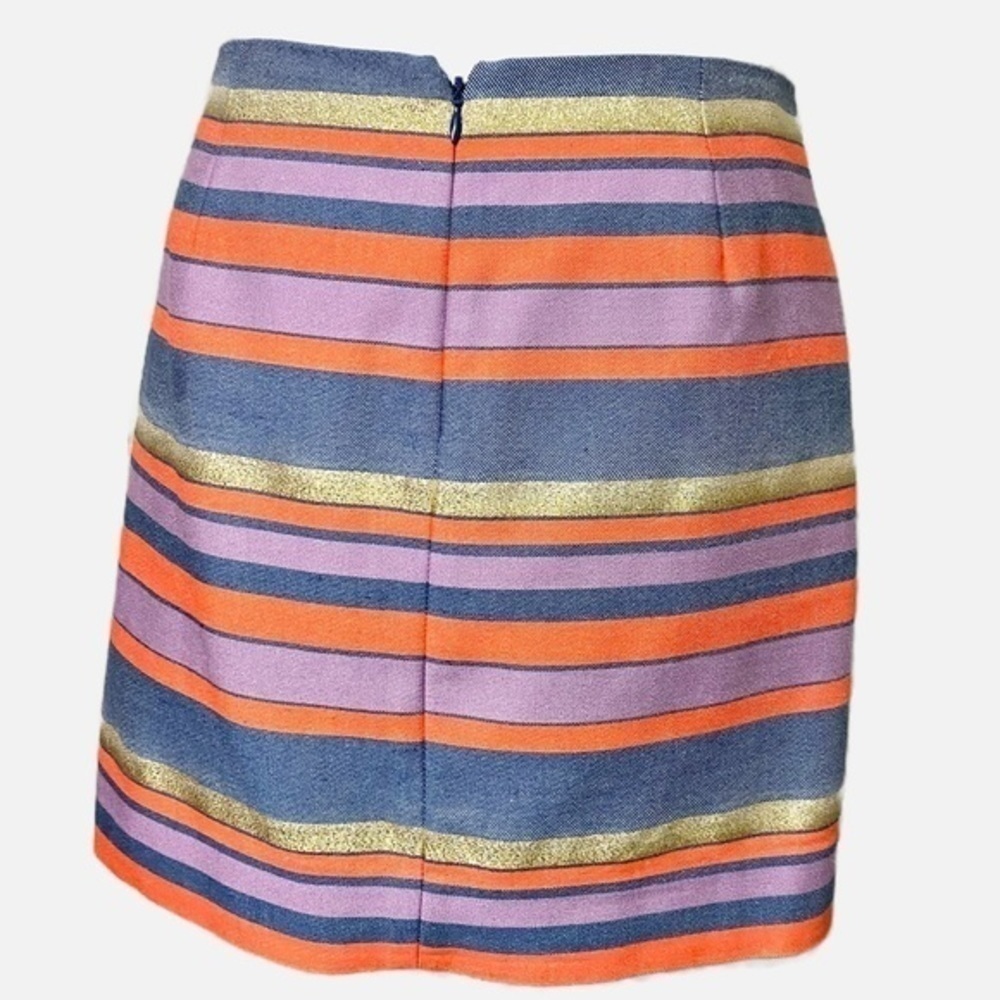 JCrew Striped Multicolored Mini Skirt - Picture 2 of 7
